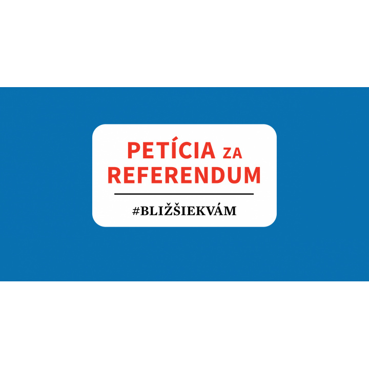 Petícia za referendum 